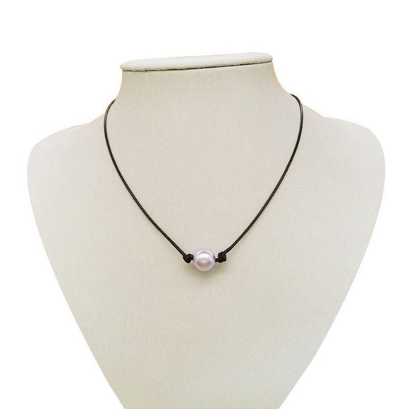 Retro Faux Pearl Boho Choker Necklace - Picture 7 of 8